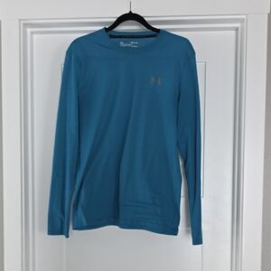 Under Armour Men's Long Sleeve Performance Tee - Teal Blue